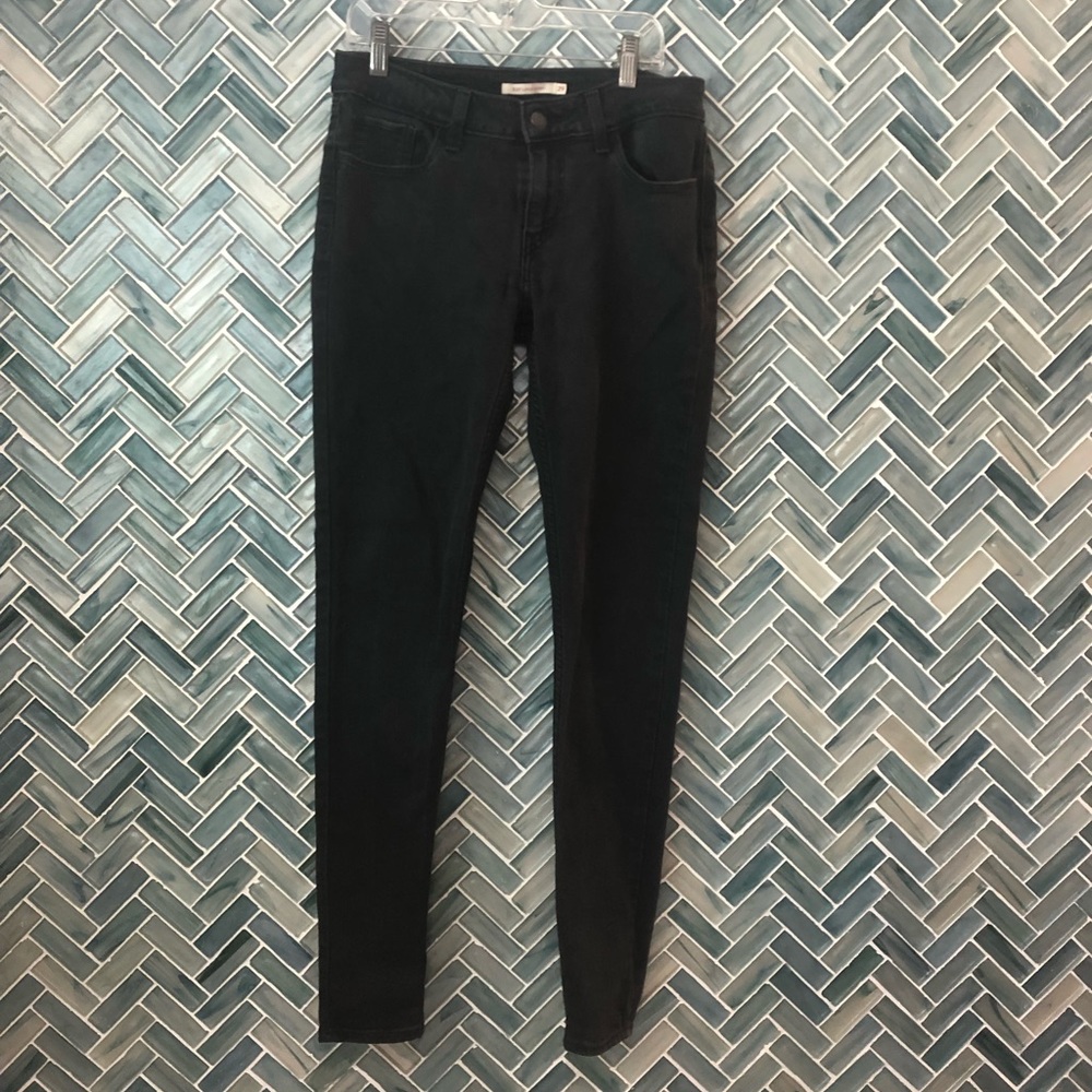 Levi’s 535 Super Skinny Jeans Washed Black size 29
